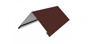 Конек 150*150*2500мм RAL 8017 шоколад (10)