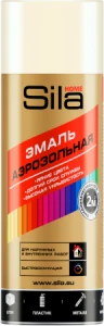 Эмаль акриловая аэрозольная Слоновая кость RAL 1015 520мл Sila HOME (12)