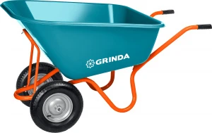 Тачка 2-х колесная  увеличенного объема 260 л г/п 120 кг ударопрочный PROLine GRINDA  GP-1