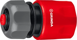 Соединитель для шланга 1/2 с автостопом GRINDA