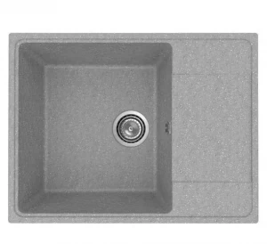 Мойка искуственный камень прямоугольная  600*420*170 светло-серая  GOTA ROCIO
