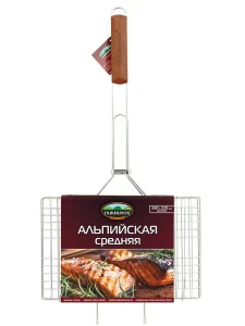Решетка для барбекю ПИКНИЧОК Альпийская 6 секций 330*220