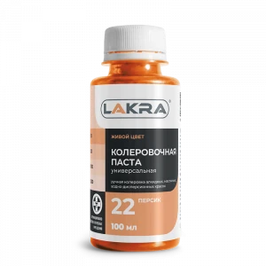 Паста колер  0,1л персиковый 22 Лакра (6)